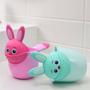 Baby Bath Waterfall Rinser Kids Shampoo Cup Cartoon Shower