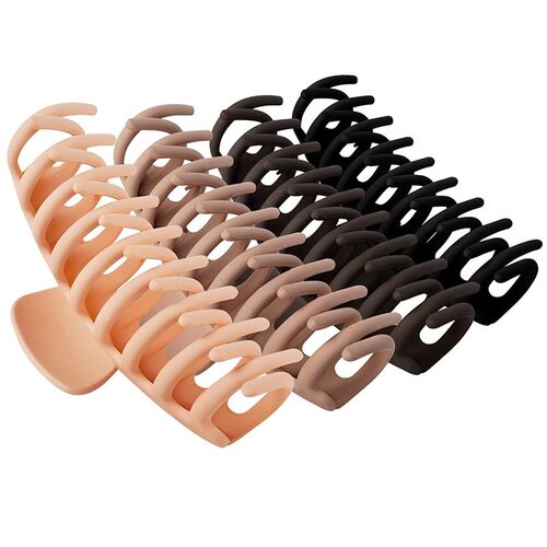 Solid Big Hair Claw for Women Large Claw Clip For Thin Thick