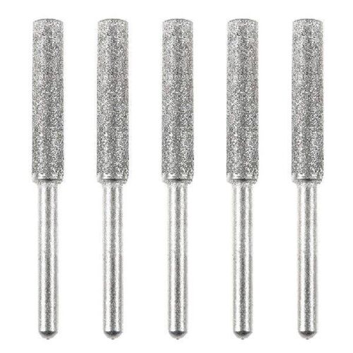 5 PCS Diamond Coated Cylinder Head Grinding Burr Drill Bit