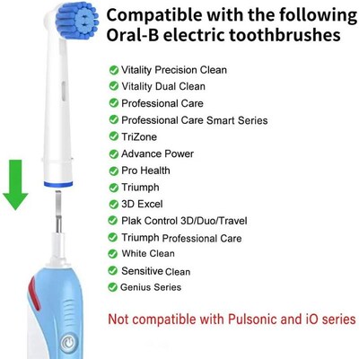 4/8/16pcs Sensitive Gum Care Replacement Brush Heads Compati