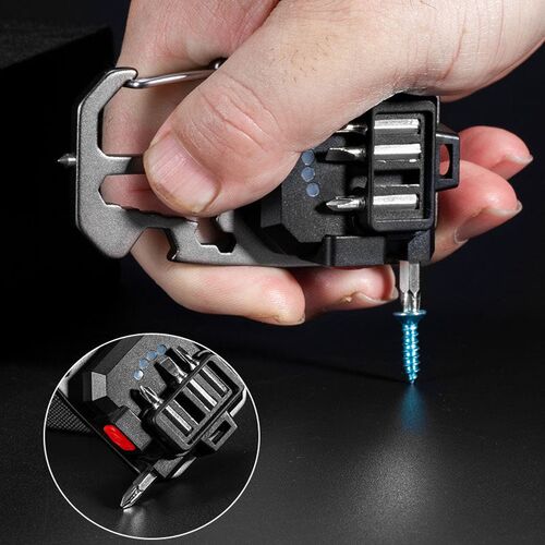 Mini LED Flashlight Portable Work Light Pocket Keychains Fla