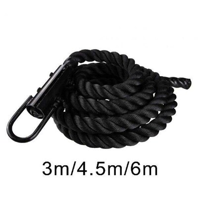 Climbing rope, exercise training, heavy ropes, physical