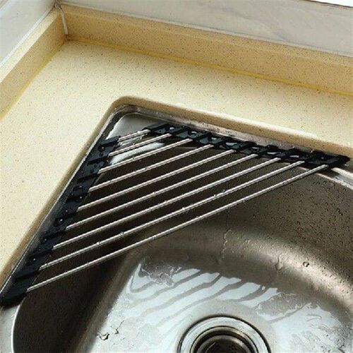 Y1UB Roll Up for Triangle Dish Drying Rack for Sink Corner
