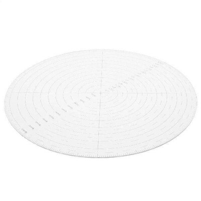 Plastic Ruler Template Fabric Cutting Multipurpose Quilting