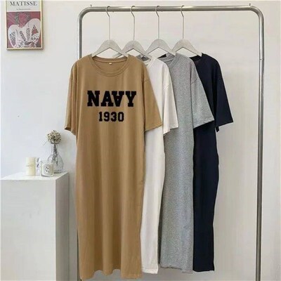 Summer Simple Casual Korean Fashion Letter Print Oversize