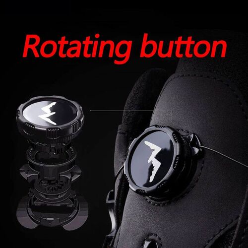2023 Rotating Button Men Boots Plush Warm Snow Boots Winter