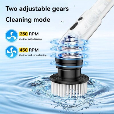 Electric Cleaning Brush 9-in-1 Wireless Telescopic Handheld
