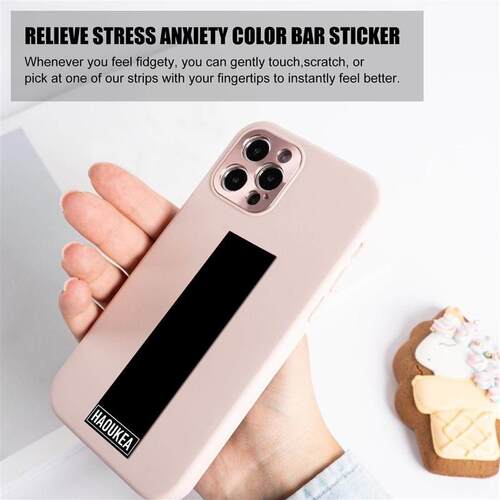 Black strip stickers, solid color stickers, comfortable anxi