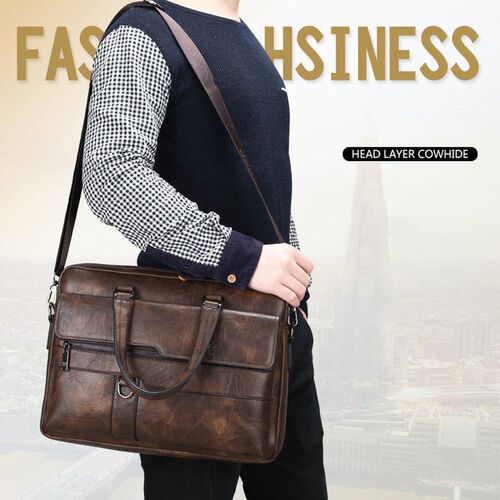 High Quality Men Briefcases Bag For 14 inch Laptop Business