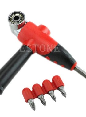A96 Angle bit driver adapter with bits and side handle for p