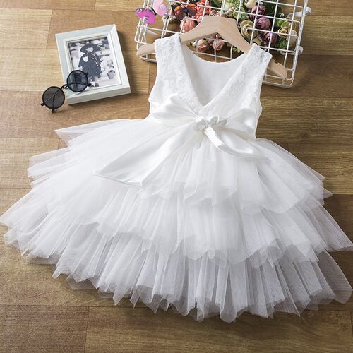 New In Dress Baby Girl Dresses Summer Tulle Tutu Dress Girl