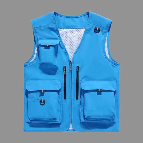 Overalls Vest Mens Outdoor Multi-pocket Photographer Fishin