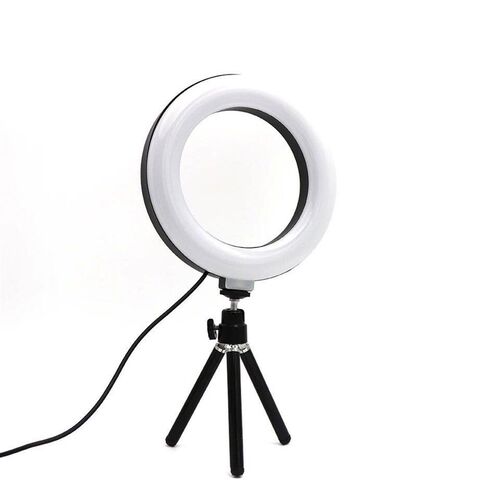 16cm 6inch Selfie Desktop Ring Light LED Lamp with Tripod St