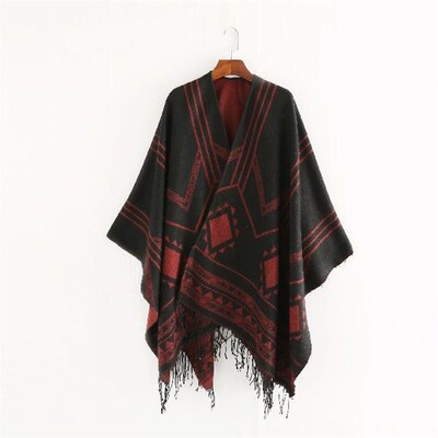 2024 Cloak Poncho Capes New Indian Nepalese Style Geometric
