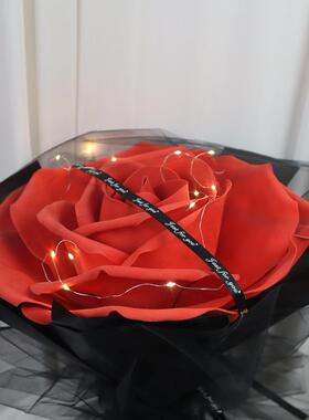 网红创意花52G03540单超大仿真红瑰束玫支送女友母亲节礼物婚庆材