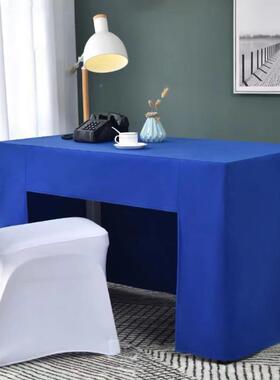 酒裙店会防尘加厚台呢桌防滑台布耐高温IZC-TNZZ-BM桌裙套桌议罩