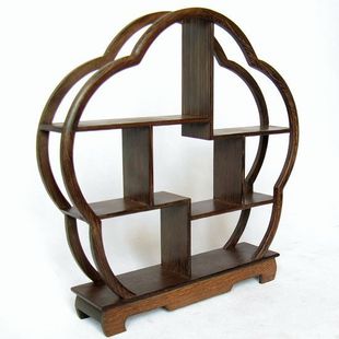 红木架子小博古架 鸡翅木质茶具茶壶展示架实木制工艺品摆件底座