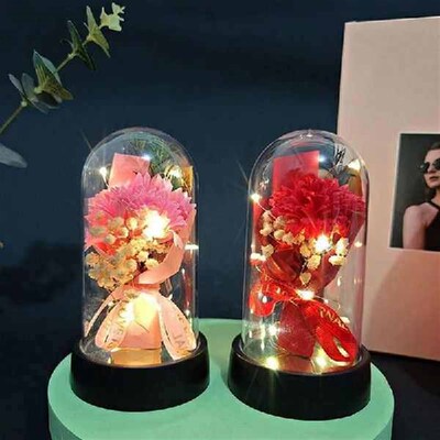 Colorful Carnation Rose Artificial Flowers Wedding Decora