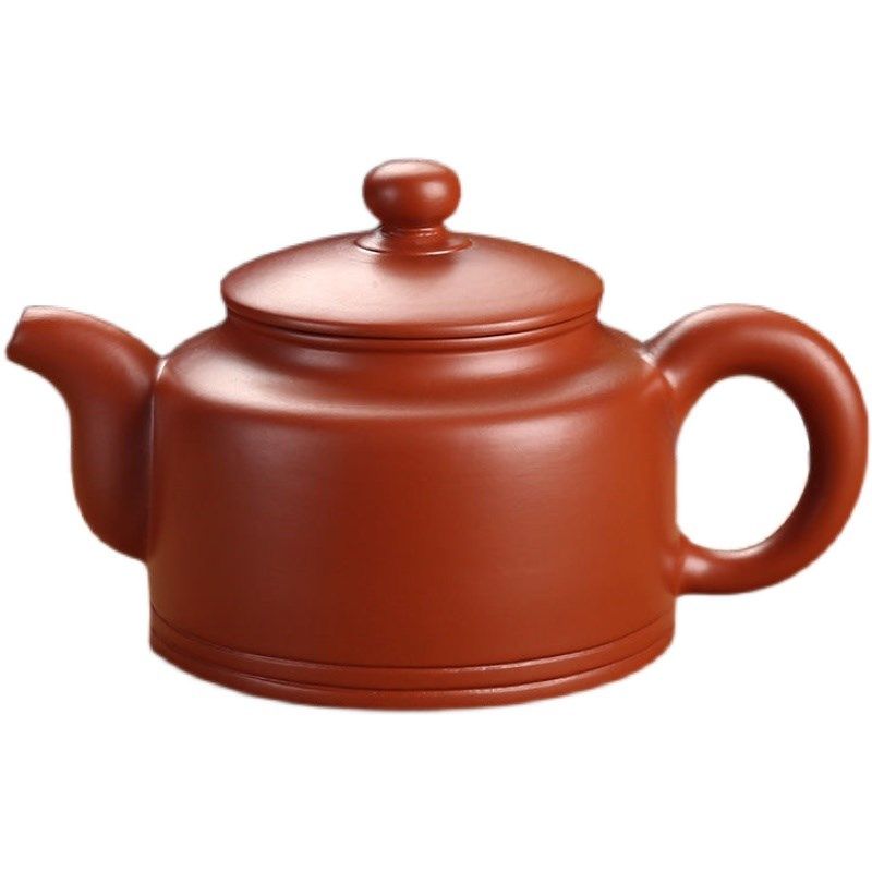 亿箭紫砂朱泥壶大号泡茶壶功夫茶壶茶具送壶绳大容量盖碗新品