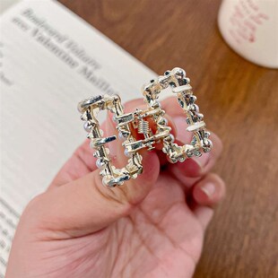 Mini Grab Edge Bangs Small Elegant Alloy Hairpin Pearl Clip