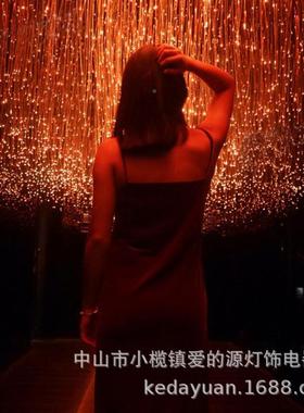 厂IBA家直销七彩光纤款灯过道网灯红光纤灯光纤吊字画新光纤灯