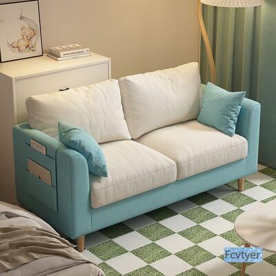 沙发户型日式简约现代卧人室沙发出租60368房简易双人三客厅布小