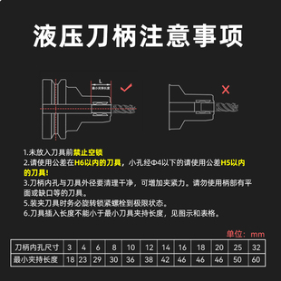夹能数控液压刀柄bt30/40/50加工中心加长高精度刀柄动平衡刀柄