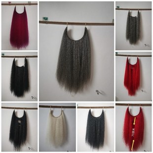 戏曲包公髯口 胡子黑满 寇准演出花脸胡子白色 武生红色关公胡须