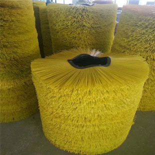 扫雪机刷片刷辊清扫车刷混合丝刷片全钢丝环卫扫雪刷辊凹凸扫雪刷