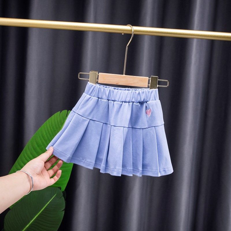 女童夏季漂亮百搭百褶裙裤儿童纯棉裙子带安全裤中小童薄款半身裙,童装/婴儿装/亲子装,半身裙,淘宝优惠券,粉丝福利购,淘宝优惠卷