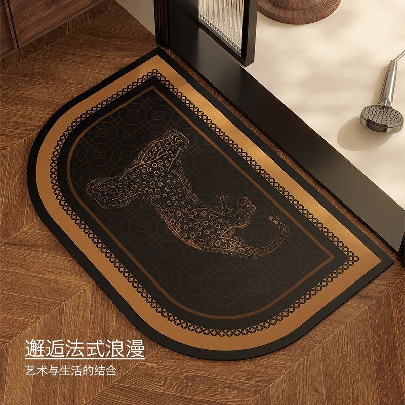 浴室门口地垫新中式国风硅藻泥吸水脚垫厕所入户门进门垫子古罗马,居家布艺,家用脚垫,淘宝优惠券,粉丝福利购,淘宝优惠卷