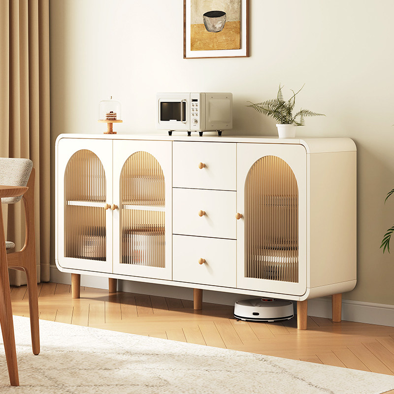 餐边柜轻奢原木奶油风茶水柜2024新款客厅厨房储物柜高柜靠墙一体,住宅家具,餐边柜,淘宝优惠券,粉丝福利购,淘宝优惠卷