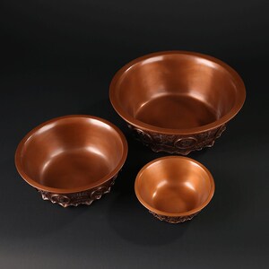 大仕缘 紫铜仿古聚宝盆工艺品家居招财摆件仿古乔迁开业礼品