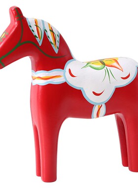 招财达拉木马轻奢摆件客厅电视柜酒柜家居装饰品办公室桌面工艺品