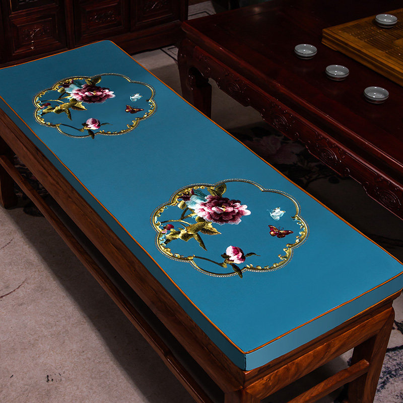 中式长条垫子学生板凳坐垫冬季长方形家用大小凳子圆垫餐桌板凳垫,居家布艺,蒲团,淘宝优惠券,粉丝福利购,淘宝优惠卷