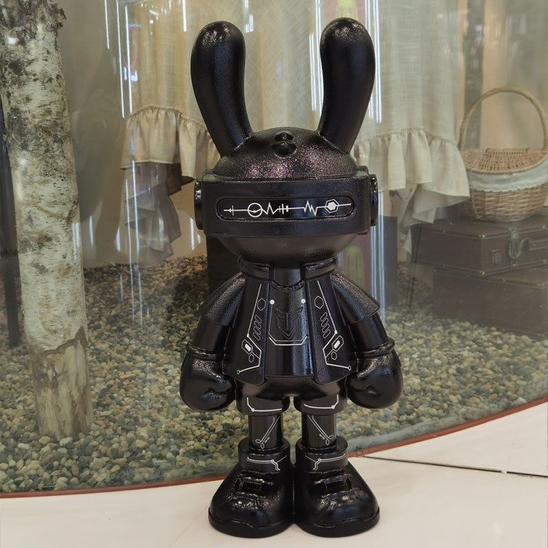 潮玩大兔子落地客厅摆件电视柜旁玄关家居公司酒店KTV酒吧大摆件,家居饰品,落地摆件,淘宝优惠券,粉丝福利购,淘宝优惠卷