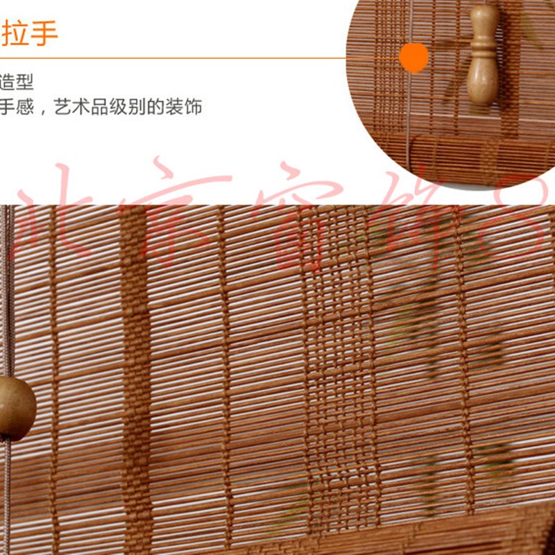 竹帘窗帘卷帘门帘隔断百叶中式复古禅意阳台遮光升降日式茶室家用