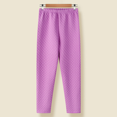 中老年人夹棉保暖裤大码女棉裤老人加厚纯棉内穿秋裤单件妈妈睡裤