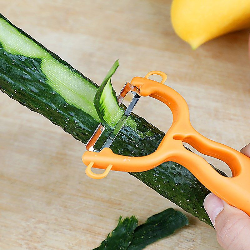 【锯齿+平口】多功能双头削皮器土豆削皮刀家用厨房刮皮刀套装,厨房/烹饪用具,水果削皮器,淘宝优惠券,粉丝福利购,淘宝优惠卷