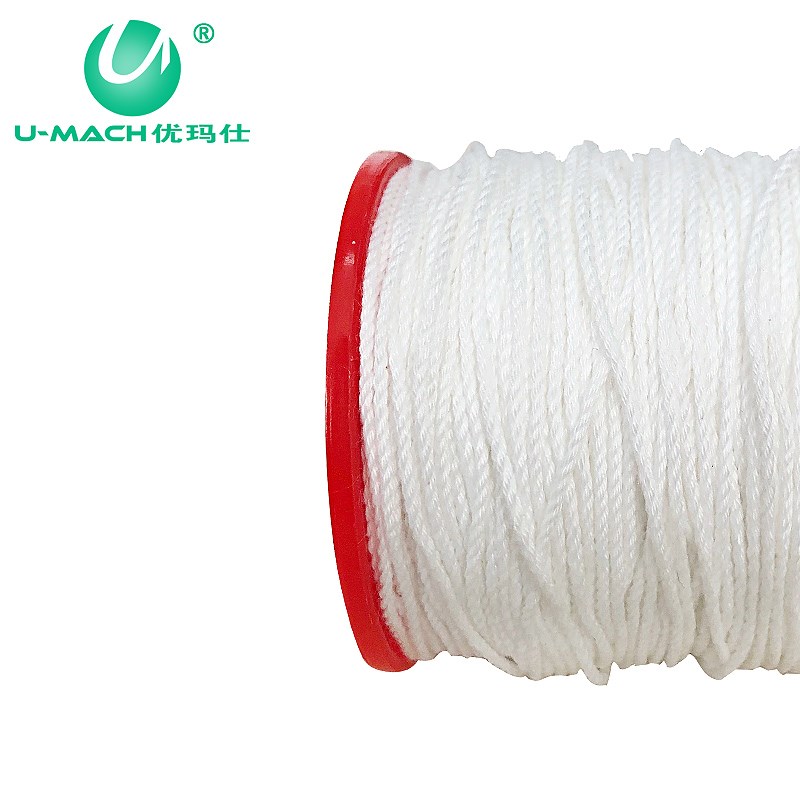 优玛仕装订棉线蜡线财务装订机使用耗材 60*60mm 米白色一卷装结