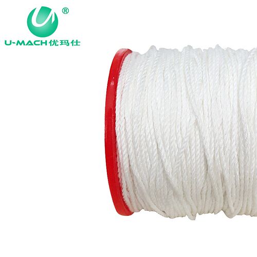 优玛仕装订棉线蜡线财务装订机使用耗材 60*60mm 米白色一卷装结