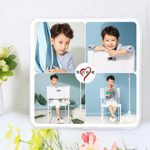 儿童宝宝照片摆台组合拼图相框定制带相框来图定做全家福影楼相册