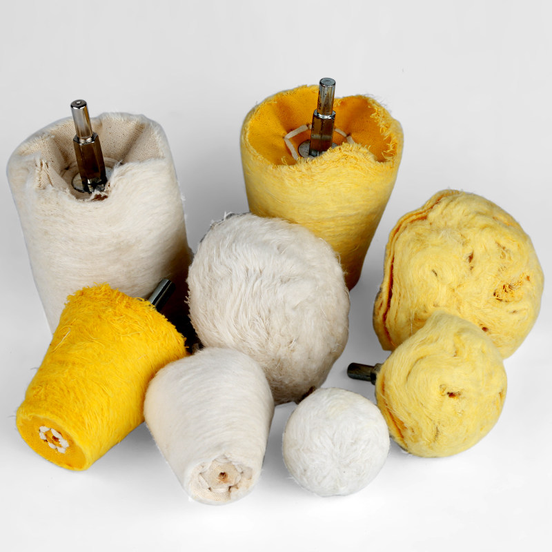 带柄抛光布轮镜面首饰金属抛光棉圆柱蘑菇锥形绒布轮磨头柄径6mm,五金/工具,其他机械五金,淘宝优惠券,粉丝福利购,淘宝优惠卷