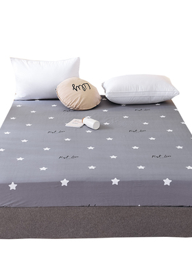 纯棉床笠单件190x80x90x180x120x135宿舍全棉床垫套罩定做200x220