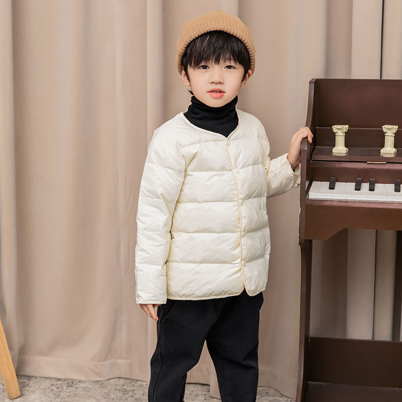 2021秋冬季新款儿童羽绒服轻薄款男童内胆女童宝宝内穿宝宝装外穿