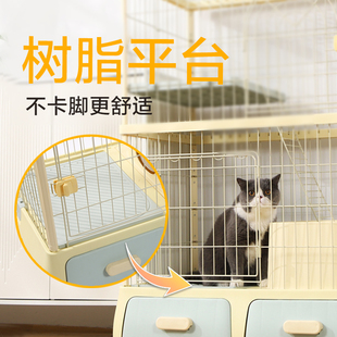 猫笼子家用一体猫屋猫厕猫别墅小户型不占地猫窝猫屋超大自由空间