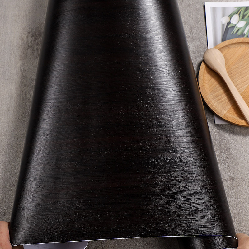 加厚木纹贴纸自粘仿木家具翻新木板桌面防水衣柜门柜子贴纸黑胡桃,家居饰品,软装墙贴,淘宝优惠券,粉丝福利购,淘宝优惠卷