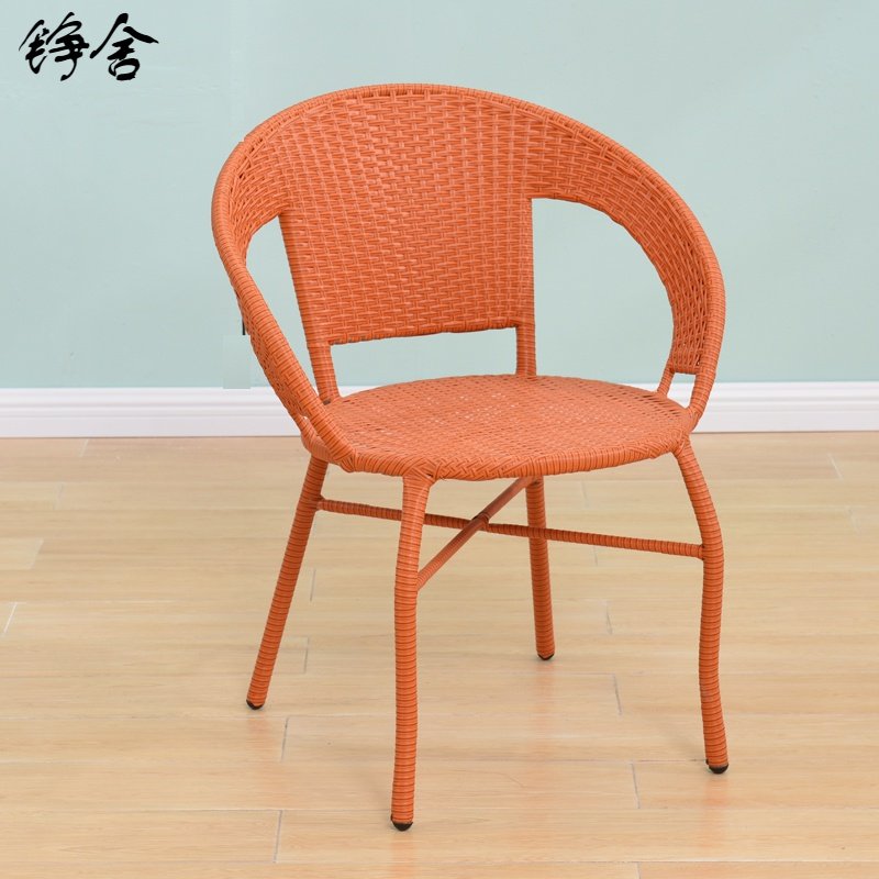阳台小藤椅子单人扶手靠背椅编织家用书桌椅休闲户外藤编椅宿舍椅,住宅家具,餐椅,淘宝优惠券,粉丝福利购,淘宝优惠卷