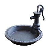 家居装 欧式 创意个性 饰盘鸟食盘烟灰缸 饰摆件 铸铁工艺品压水机装