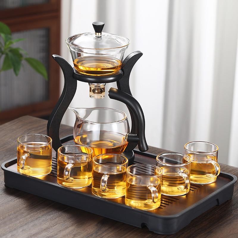泡茶壶组合茶具套装玻璃半全自动懒人家用感应冲泡茶神器功夫茶杯